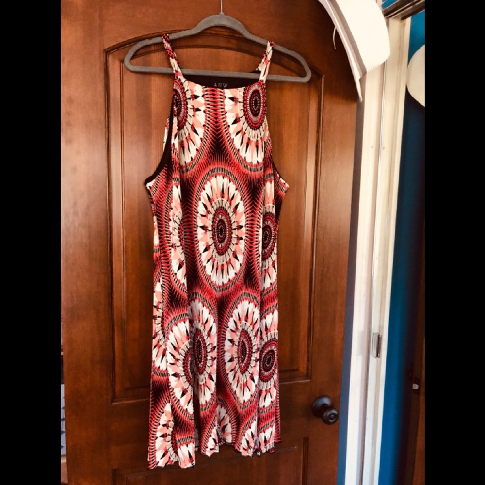 Aztec print dress